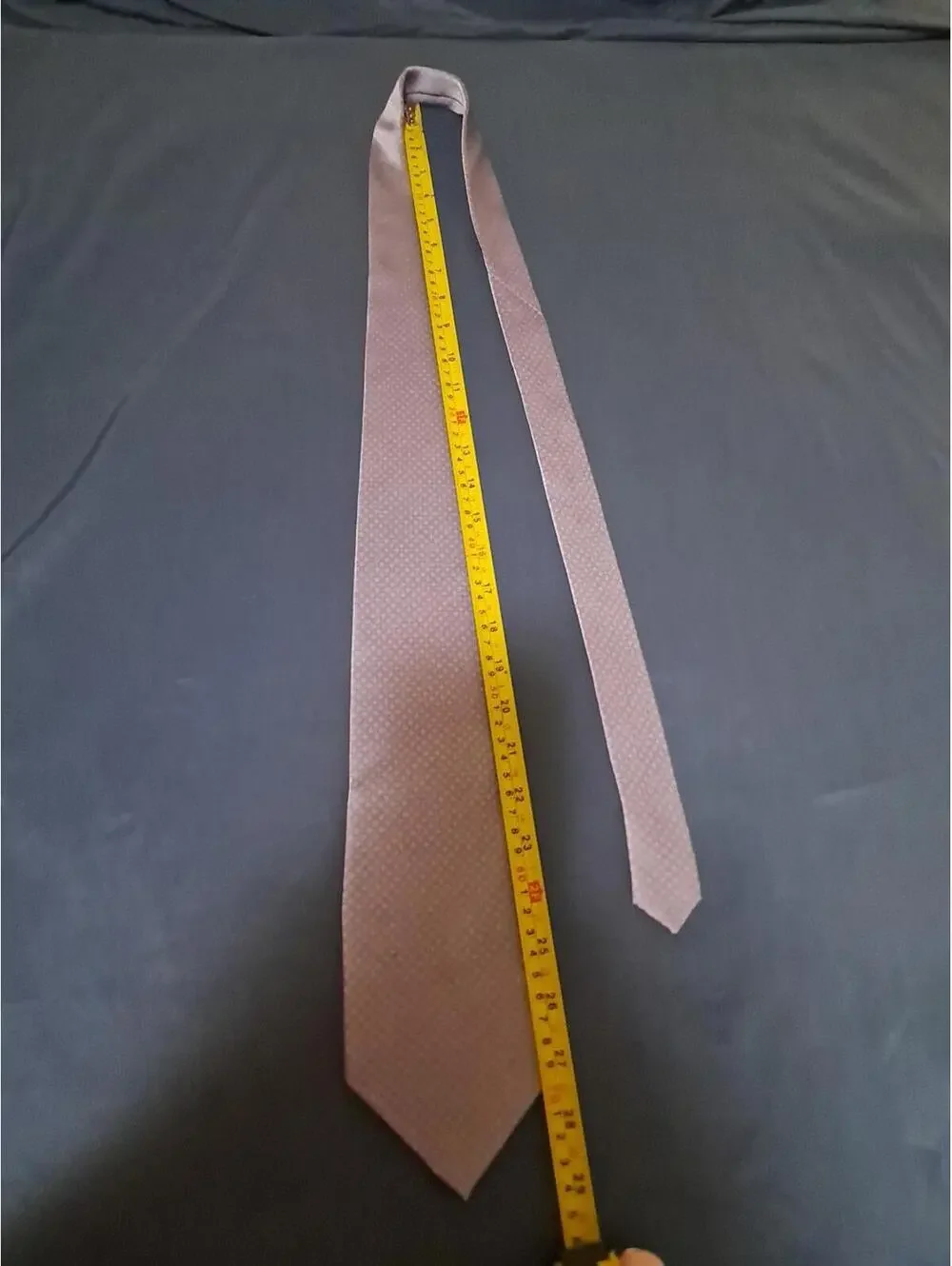 Bill Bass Mens Tie Metallic‎ Blues Silk Necktie Made In USA